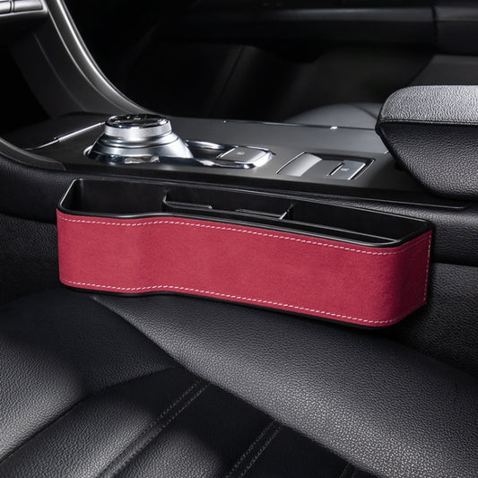 Car Crevice Storage Box Seat Decoration Finishing Box, Color: Red Suede Principal Driver - Stowing Tidying by PMC Jewellery | Online Shopping South Africa | PMC Jewellery | Buy Now Pay Later Mobicred