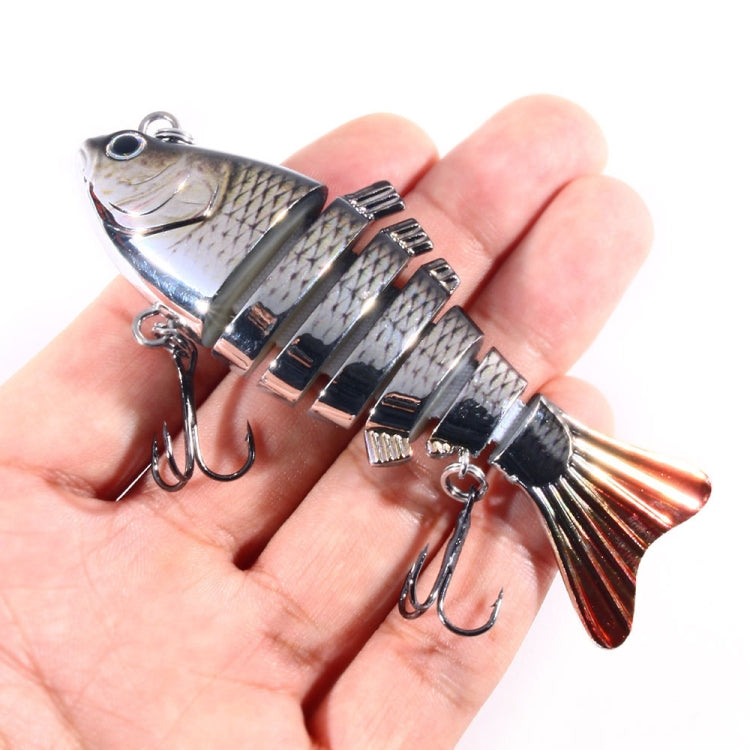 HENGJIA 10cm 24g Bionic Multi-Section Fish Bait Plastic Electroplating Fake Bait(1) - Fishing Lures by HENGJIA | Online Shopping South Africa | PMC TechLife | Buy Now Pay Later Mobicred