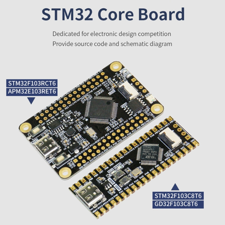 Yahboom MCU RCT6 Development Board STM32 Experimental Board ARM System Core Board, Specification: APM32E103RET6 - Arduino Nucleo Accessories by Yahboom | Online Shopping South Africa | PMC Jewellery | Buy Now Pay Later Mobicred