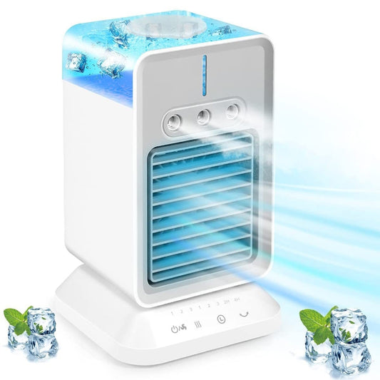 2600mAh USB Mini Desktop Spray Humidification Cooling Fan Home Air Conditioner Fan Cooler - Electric Fans by PMC Jewellery | Online Shopping South Africa | PMC Jewellery | Buy Now Pay Later Mobicred