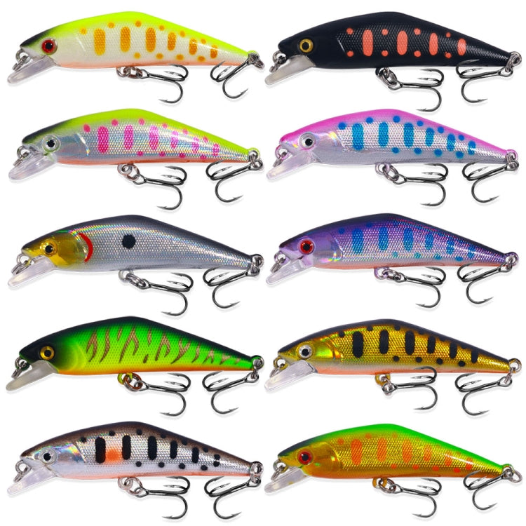 HENGJIA 5.7cm 3.4g Microbe Road Lures Slow Sinking Minnow Fake Bait, Color: 10 Colors Bagged - free shipping - PMC TechLife - Order now!