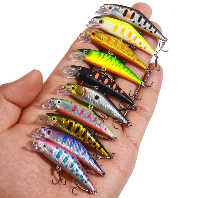 HENGJIA 5.7cm 3.4g Microbe Road Lures Slow Sinking Minnow Fake Bait, Color: 10 Colors Bagged - free shipping - PMC TechLife - Order now!