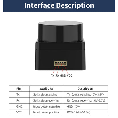 Yahboom Lidar ROS2 Robot SLAM Mapping Navigation Ranging TOF(MS200) - Robotics Accessories by Yahboom | Online Shopping South Africa | PMC Jewellery | Buy Now Pay Later Mobicred