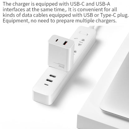 Original Xiaomi 35W USB-C+USB-A Fast Charge Portable Dual Port Charger(1C+1A), US Plug(White) - USB Charger by Xiaomi | Online Shopping South Africa | PMC Jewellery | Buy Now Pay Later Mobicred