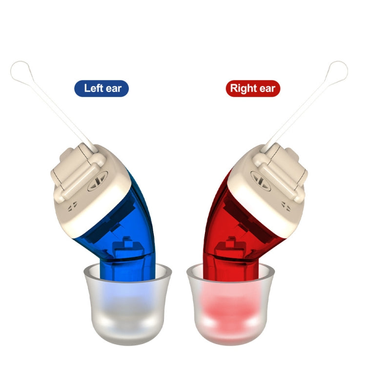 AN127 Invisible In-Ear Hearing Aid Sound Amplifier For The Elderly And Hearing Impaired(Red Right Ear) - Hearing Aids by PMC Jewellery | Online Shopping South Africa | PMC Jewellery