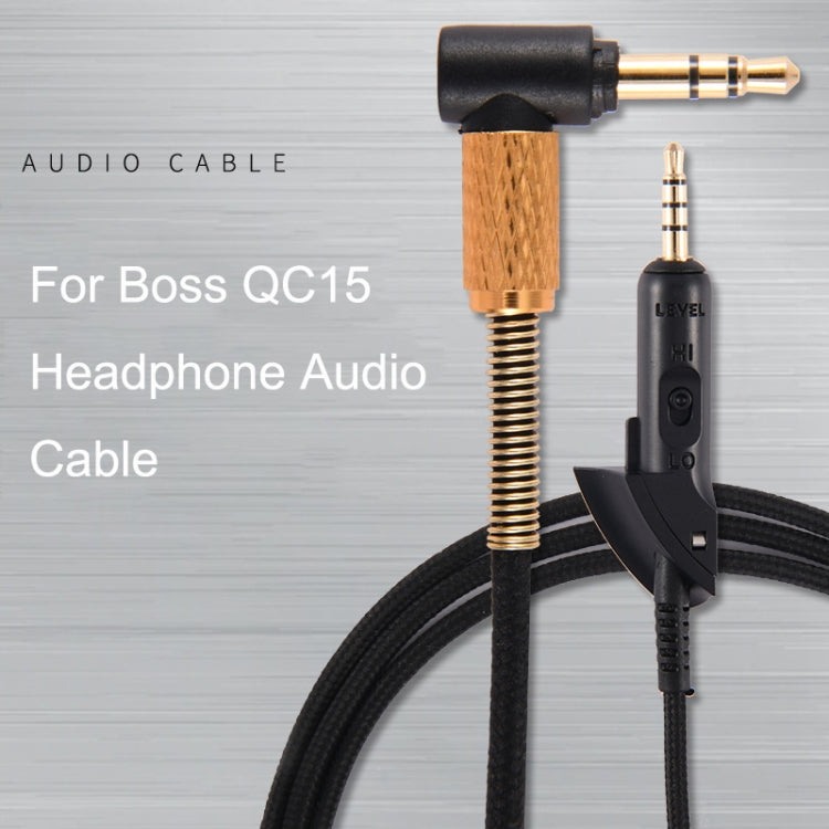 1.2m For Boss QC15 Headphone Audio Cable Braided Replacement Cable - free shipping - PMC TechLife - Order now!