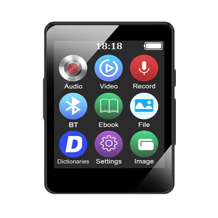 MP3 Music Player Bluetooth 5.0 Ebook Recorder MP4 Walkman Without Memory Card(Black) - MP3 Player by PMC TechLife | Online Shopping South Africa | PMC TechLife | Buy Now Pay Later Mobicred