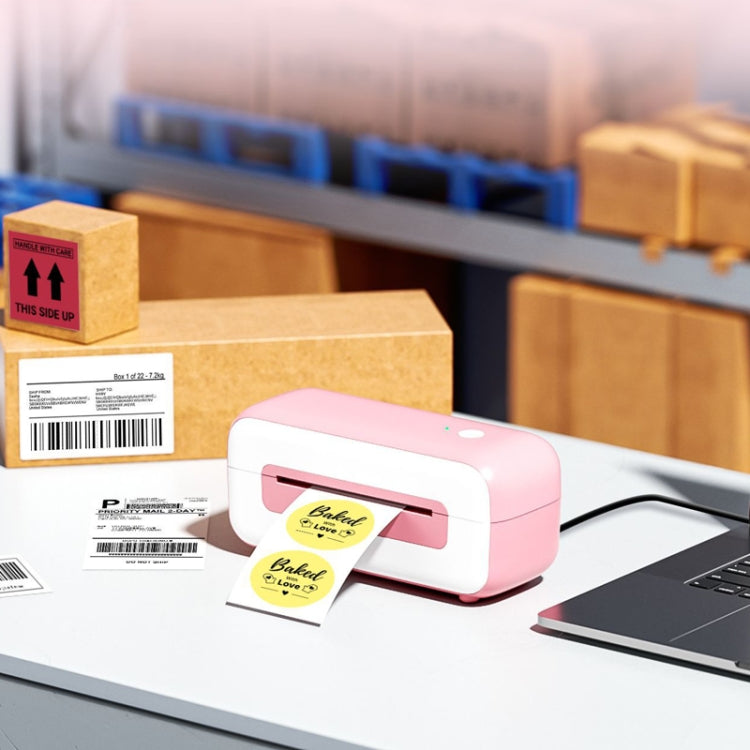 Phomemo PM246S Address Label Printer Thermal Paper Express E-Manifest Printer, Size: EU(White) - free shipping - PMC TechLife - Order now!