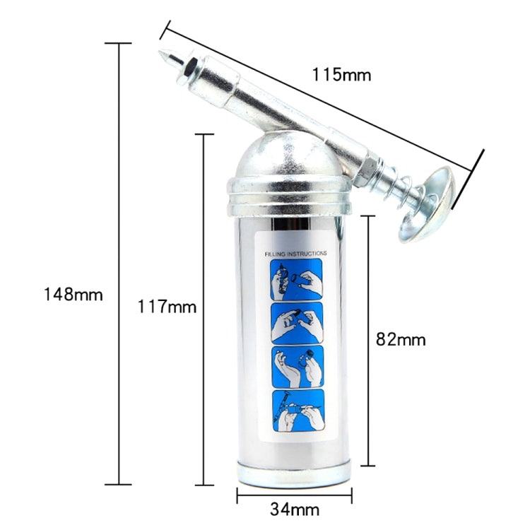 HSD HS-80CC Mini Hand-Press Manual Car Grease Filler Portable Oil Injection Pump - oil tank tubes & oil pumps by HSD | Online Shopping South Africa | PMC Jewellery | Buy Now Pay Later Mobicred