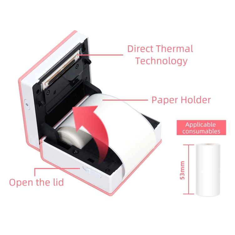 Phomemo M02-BK Pocket Small Bluetooth Portable Photo Thermal Label Wrong Question Printer - free shipping - PMC Jewellery - Order now!