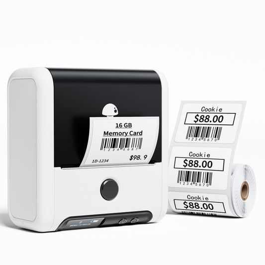 Phomemo M200 QR Code Tag Handheld Portable Bluetooth Thermal Label Printer(White) - Printer by Phomemo | Online Shopping South Africa | PMC Jewellery | Buy Now Pay Later Mobicred