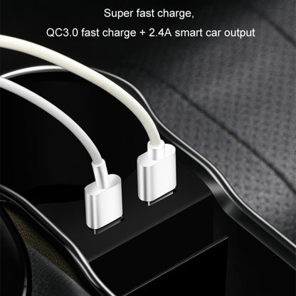 Car Seat Gap Storage Box Multifunctional Mobile Phone USB Charger, Color: QC3.0 Brown - Stowing Tidying by PMC Jewellery | Online Shopping South Africa | PMC Jewellery | Buy Now Pay Later Mobicred