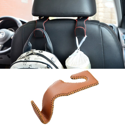 Car Hidden Multi-function Seat Back Seat Small Hook(Brown) - Auto Fastener & Clips by PMC Jewellery | Online Shopping South Africa | PMC Jewellery | Buy Now Pay Later Mobicred