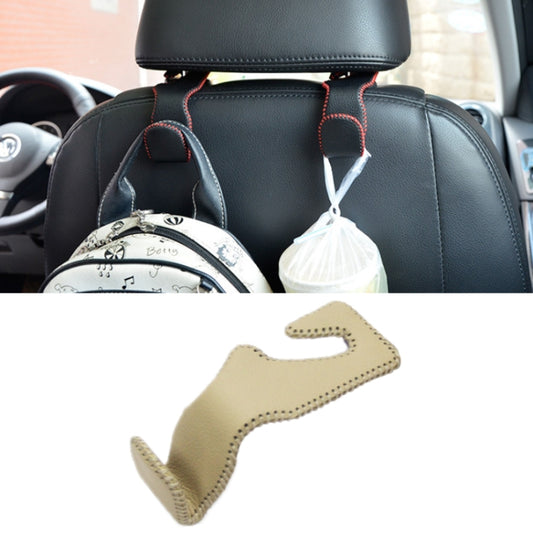 Car Hidden Multi-function Seat Back Seat Small Hook(Beige) - Auto Fastener & Clips by PMC Jewellery | Online Shopping South Africa | PMC Jewellery | Buy Now Pay Later Mobicred