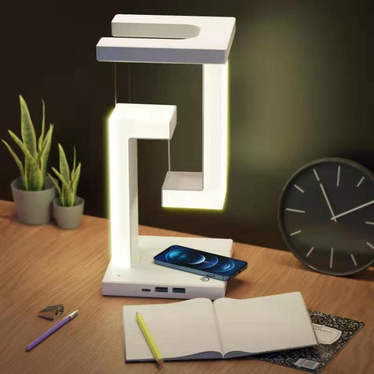 Wireless Charging Model Suspended Anti-Gravity Table Lamp LED Light Home Decoration -  by PMC Jewellery | Online Shopping South Africa | PMC Jewellery