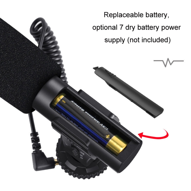 Video Recording Live Camera Mobile Conference Recording Microphone(Black) - Microphone by PMC TechLife | Online Shopping South Africa | PMC TechLife | Buy Now Pay Later Mobicred