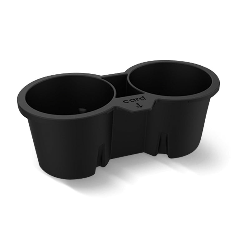 For Tesla Model3/Y Central Control Storage Silicone Cup Stopper(Black) - Car Drink Holders by PMC Jewellery | Online Shopping South Africa | PMC Jewellery | Buy Now Pay Later Mobicred