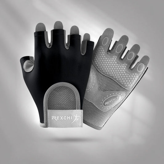 Yoga Sports Gloves Non-slip Shock-absorbing Half-finger Anti-cocoon Gloves, Size: M(Dark Night Black) - Safety Gloves by PMC Jewellery | Online Shopping South Africa | PMC Jewellery | Buy Now Pay Later Mobicred