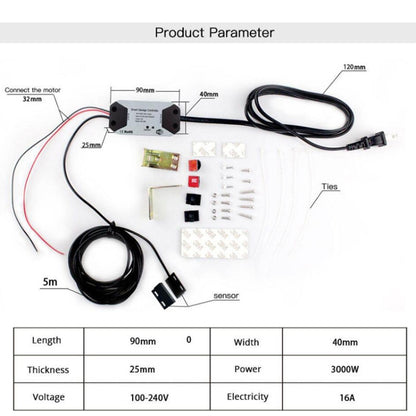 Tuya APP Remote Control WIFI Smart Garage Door Controller, Specification: UK Plug - Smart Switch by Tuya | Online Shopping South Africa | PMC Jewellery | Buy Now Pay Later Mobicred