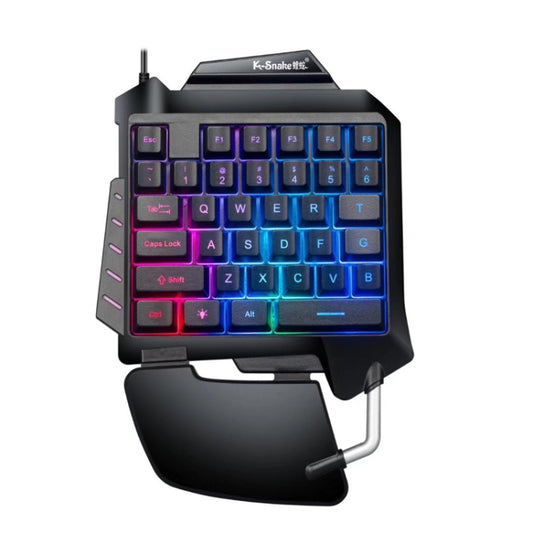 K-Snake G92 Single Small Keyboard Mobile Games Luminous Robotic Machine Sensory Game Keyboard(Black) - Mini Keyboard by K-Snake | Online Shopping South Africa | PMC Jewellery | Buy Now Pay Later Mobicred