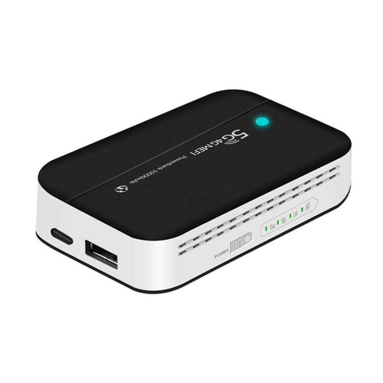 PW100 4G LTE Mobile Router USB Hotspot Portable Power Bank Pocket Wireless WIFI(Black) - Wireless Routers by PMC Jewellery | Online Shopping South Africa | PMC Jewellery | Buy Now Pay Later Mobicred