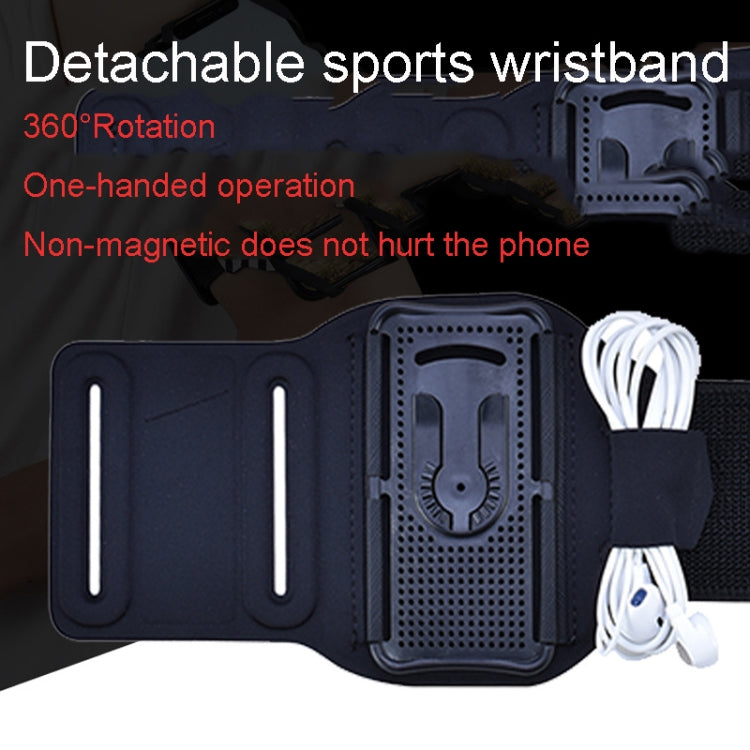 Four Jaws Rotating Removable Arm And Wrist Strap For 4.5-7 Inch Phones(Black) - Other by PMC TechLife | Online Shopping South Africa | PMC TechLife | Buy Now Pay Later Mobicred