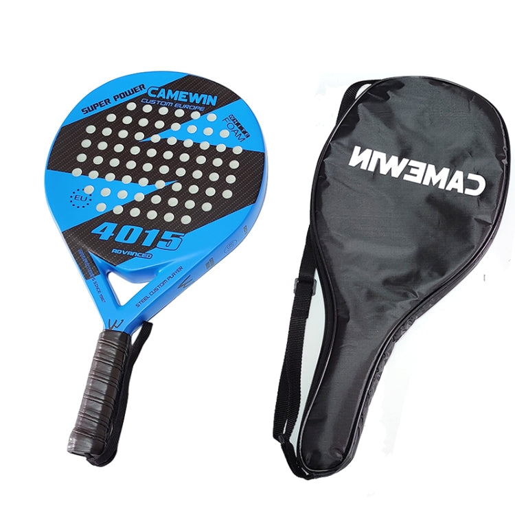 CAMEWIN 4015 Carbon Fiber Beach Tennis Racket Soft EVA Face Tennis Paddle(Blue) - Sporting goods by CAMEWIN | Online Shopping South Africa | PMC Jewellery