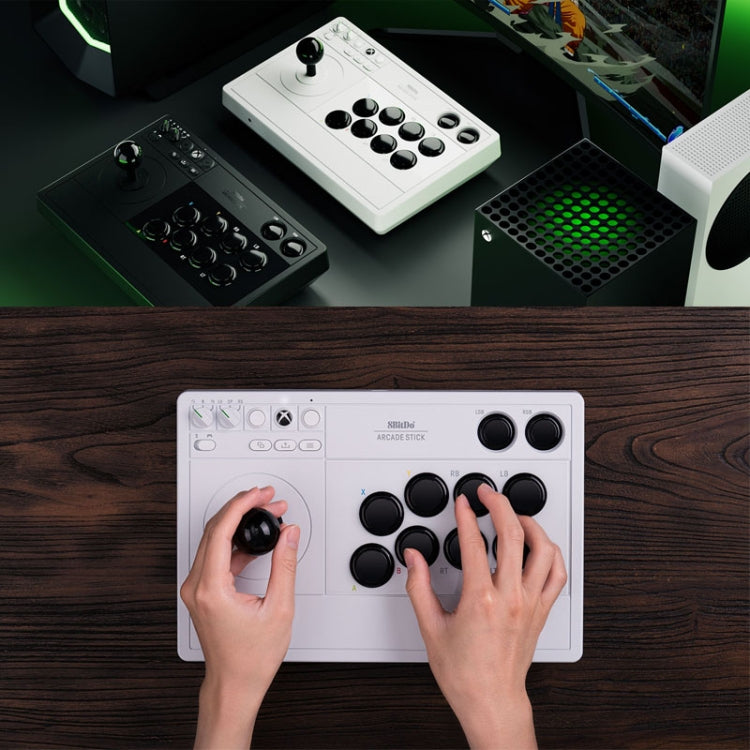 8Bitdo Wireless 2.4G Arcade Stick For Xbox Series X / S / Xbox One / Windows 10(Black) - Gamepad by 8BitDo | Online Shopping South Africa | PMC TechLife | Buy Now Pay Later Mobicred