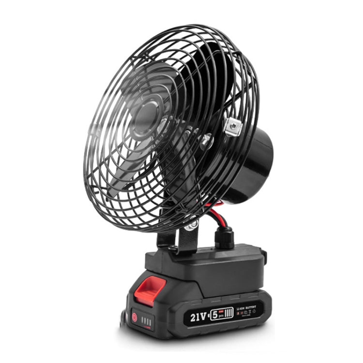 HILDA Portable Powerful Fan Outdoor Hair Dryer, With EU Plug Adaptor, Style: 6 inch With 1 Battery (3000mAh) - Electric Fans by HILDA | Online Shopping South Africa | PMC Jewellery | Buy Now Pay Later Mobicred