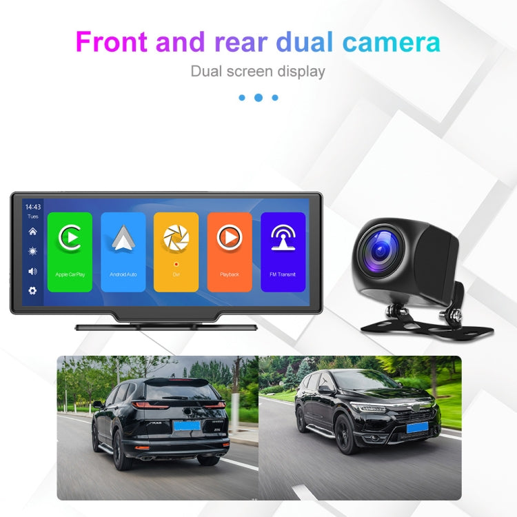 Car 10.26 Inch Portable Wireless CarPlay Display Android Auto Mobile Phone Screen - Car MP3 & MP4 & MP5 by PMC Jewellery | Online Shopping South Africa | PMC Jewellery | Buy Now Pay Later Mobicred