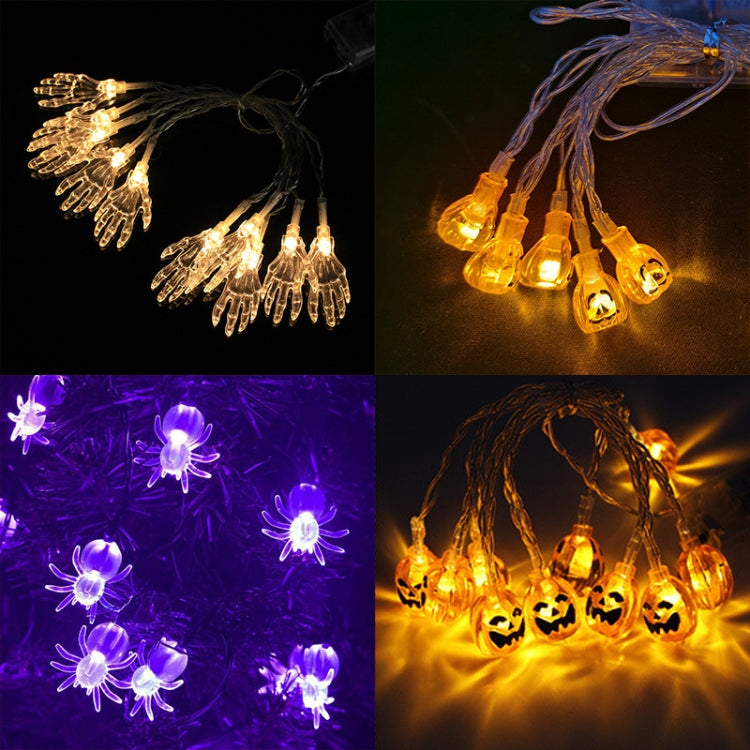 Colorful 3m 20LEDs Halloween LED Cartoon Atmosphere Decorative Light String(Little Ghost Hand) - Decoration Lamps by PMC Jewellery | Online Shopping South Africa | PMC Jewellery