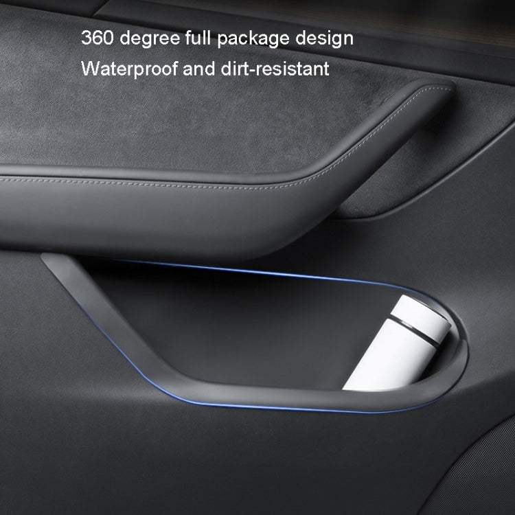 2pcs /Set For Tesla Model Y Front Door Car Door Storage Box Storage Accessories - Stowing Tidying by PMC Jewellery | Online Shopping South Africa | PMC Jewellery | Buy Now Pay Later Mobicred