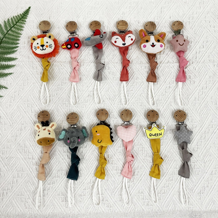 Animal Head Pacifier Chain Newborn Pacifier Clip, Style: Rabbit - Cups & Silicone Nipple by PMC TechLife | Online Shopping South Africa | PMC TechLife | Buy Now Pay Later Mobicred