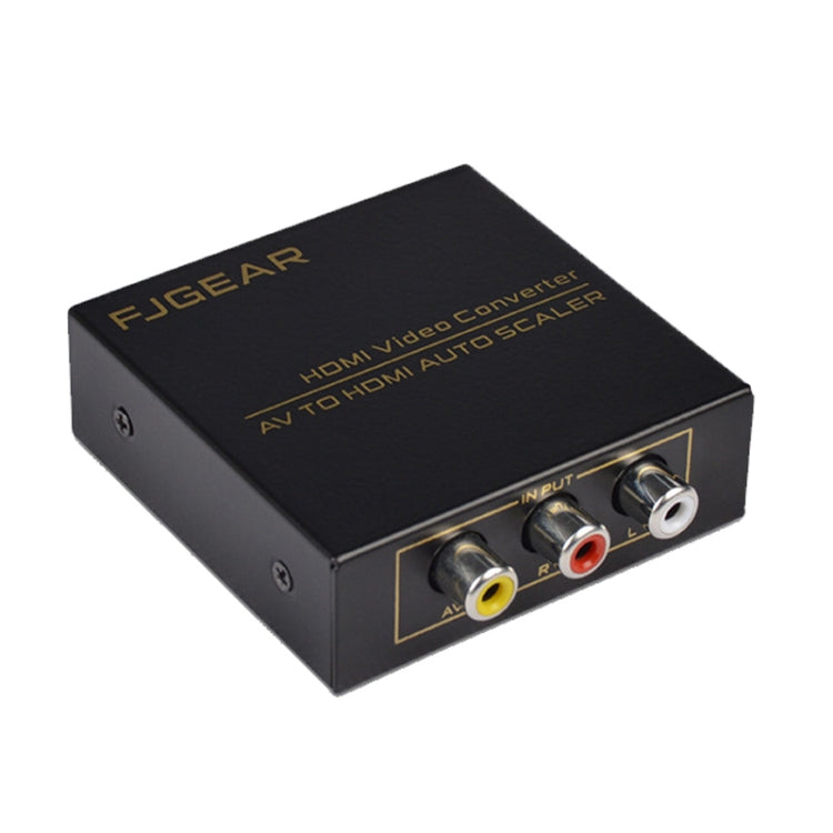 FJGEAR FJ-AH1308 AV To HDMI Converter With Auto Scaling - Converter by FJGEAR | Online Shopping South Africa | PMC Jewellery | Buy Now Pay Later Mobicred