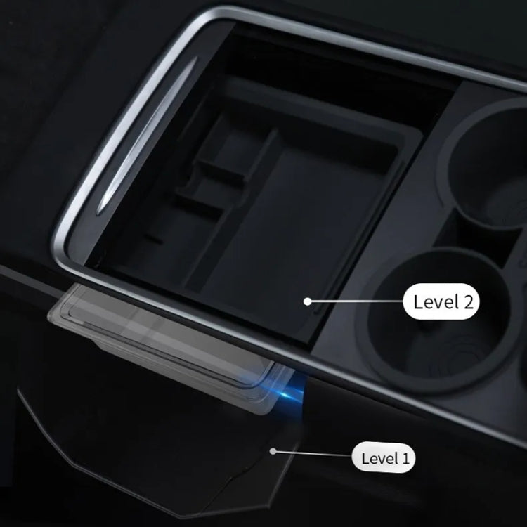 For Tesla Model 3 / Y Center Armrest Storage Box Car Modification Accessories Central Storage Box(Blue) - Stowing Tidying by PMC TechLife | Online Shopping South Africa | PMC TechLife | Buy Now Pay Later Mobicred