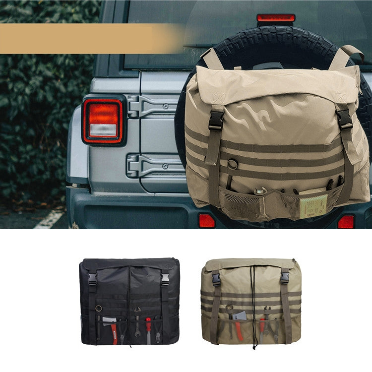 Outdoor Camping Off-road Vehicle Spare Tire Tool Miscellaneous Storage Bag, Color: Khaki - Stowing Tidying by PMC Jewellery | Online Shopping South Africa | PMC Jewellery | Buy Now Pay Later Mobicred