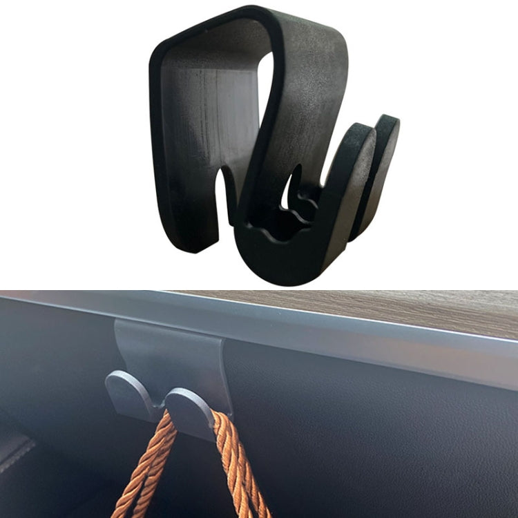 For Tesla Model Y Passenger Glove Box Hook Interior Modification Accessories(Black) - Auto Fastener & Clips by PMC Jewellery | Online Shopping South Africa | PMC Jewellery | Buy Now Pay Later Mobicred