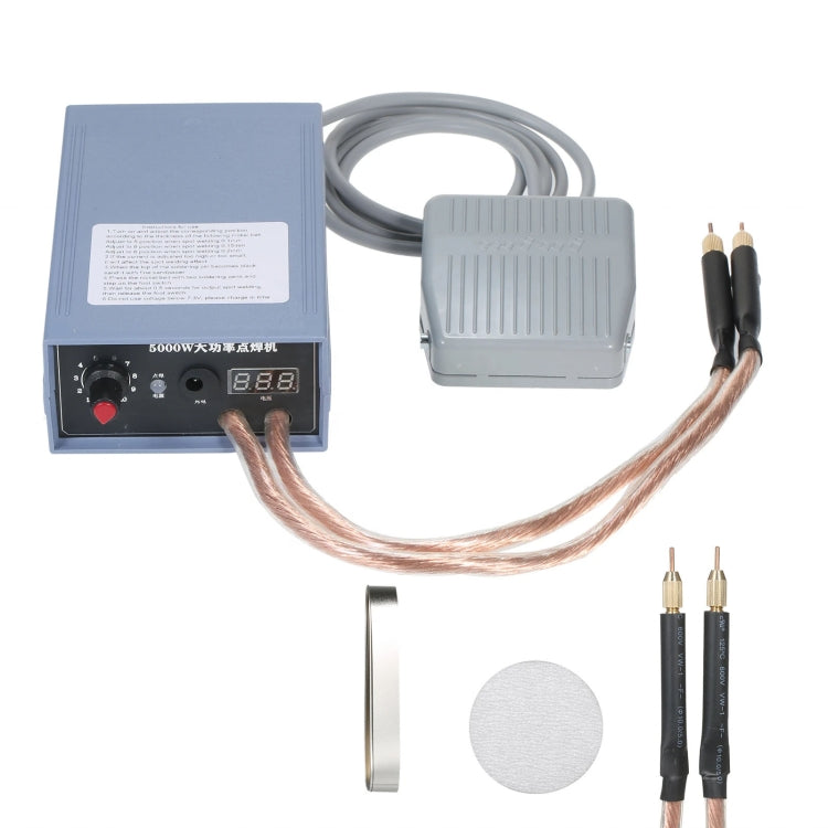 Portable 18650 Battery Spot Welder 5000W High Power Handheld Spot Welding Machine, Style: Footswitch Version US Plug - Others by PMc TechLife | Online Shopping South Africa | PMc TechLife | Buy Now Pay Later Mobicred