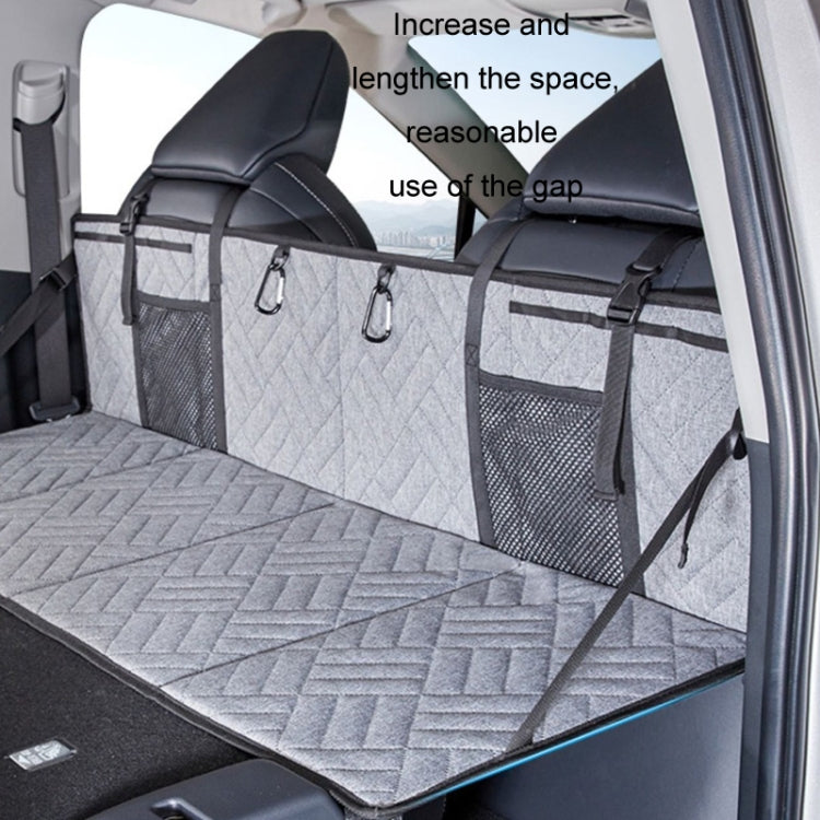 Car Camping Bed Folding Board SUV Rear Row Extension Board For Tesla, Color: Black Embossed - Seat Accessories by PMC Jewellery | Online Shopping South Africa | PMC Jewellery | Buy Now Pay Later Mobicred