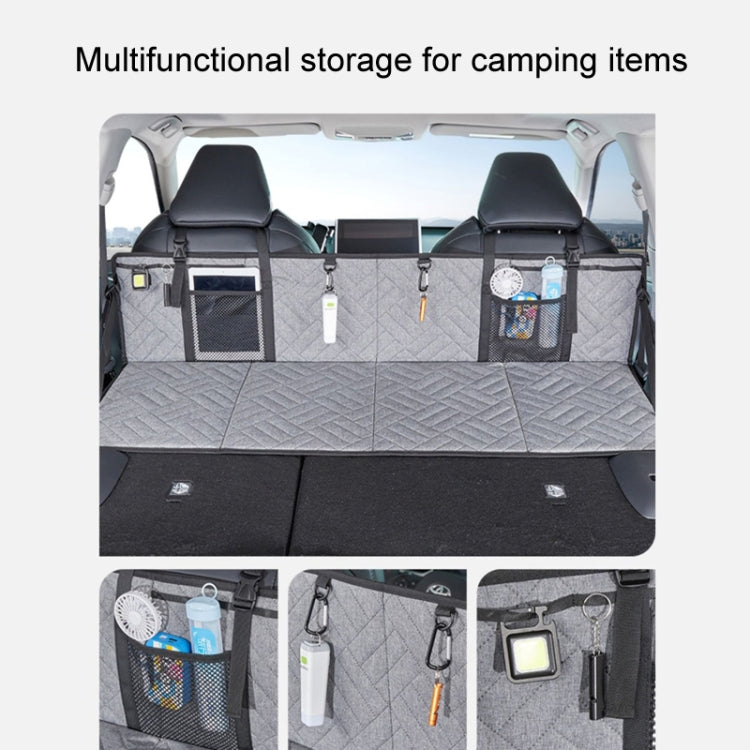 Car Camping Bed Folding Board SUV Rear Row Extension Board For Tesla, Color: Gray Embossed - Seat Accessories by PMC Jewellery | Online Shopping South Africa | PMC Jewellery | Buy Now Pay Later Mobicred