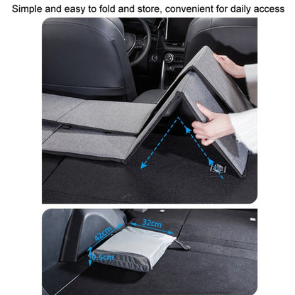 Car Camping Bed Folding Board SUV Rear Row Extension Board For Tesla, Color: Gray Embossed - Seat Accessories by PMC Jewellery | Online Shopping South Africa | PMC Jewellery | Buy Now Pay Later Mobicred