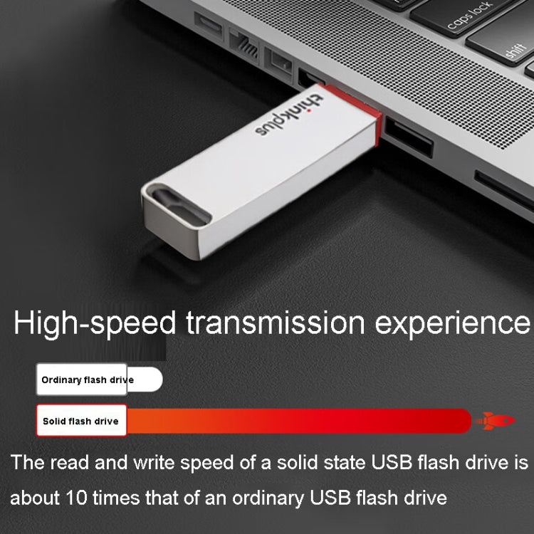 Lenovo Thinkplus TU100Pro USB3.1 Solid State Flash Drive High Capacity Metal USB Memory Disk, Size: 512G(Silver) - free shipping - PMC Jewellery - Order now!