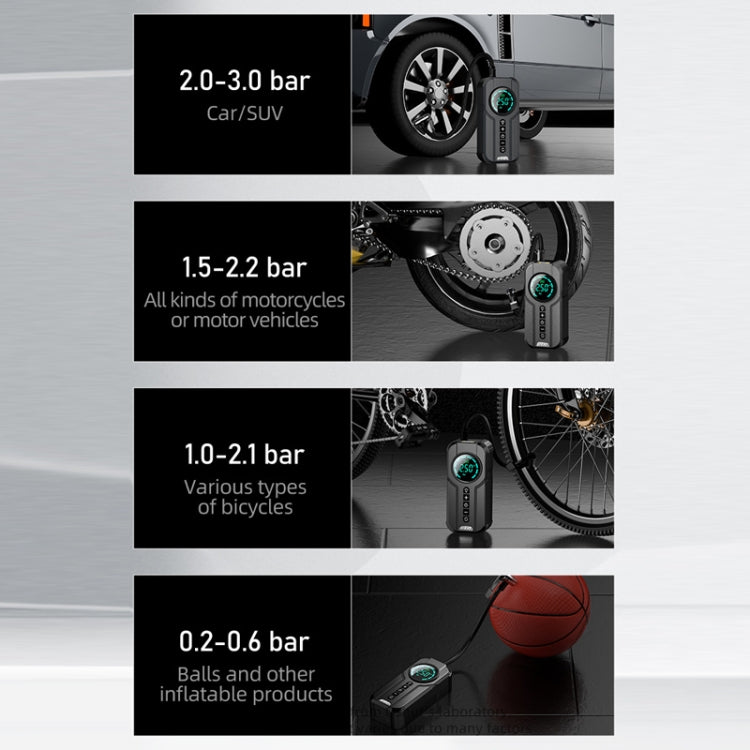 Car Wireless Inflatable Pump Electric Car Tyre 12V High Power Inflator(Upgrade) - free shipping - PMC TechLife - Order now!