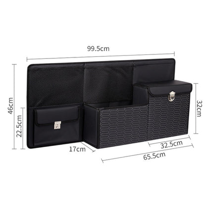 Car Multi-function Leather Trunk Foldable Storage Box(Coffee) - Stowing Tidying by PMC Jewellery | Online Shopping South Africa | PMC Jewellery | Buy Now Pay Later Mobicred