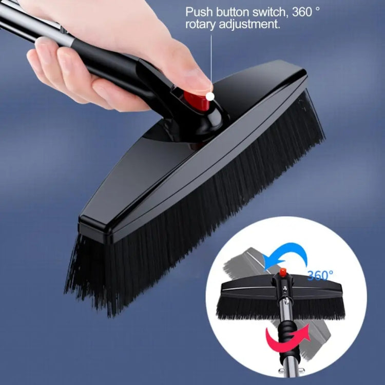 3-in-1 Car Snow Shovel Brush Kit Stainless Steel Retractable Ice Scraper(Black) - Ice Scraper by PMC Jewellery | Online Shopping South Africa | PMC Jewellery | Buy Now Pay Later Mobicred