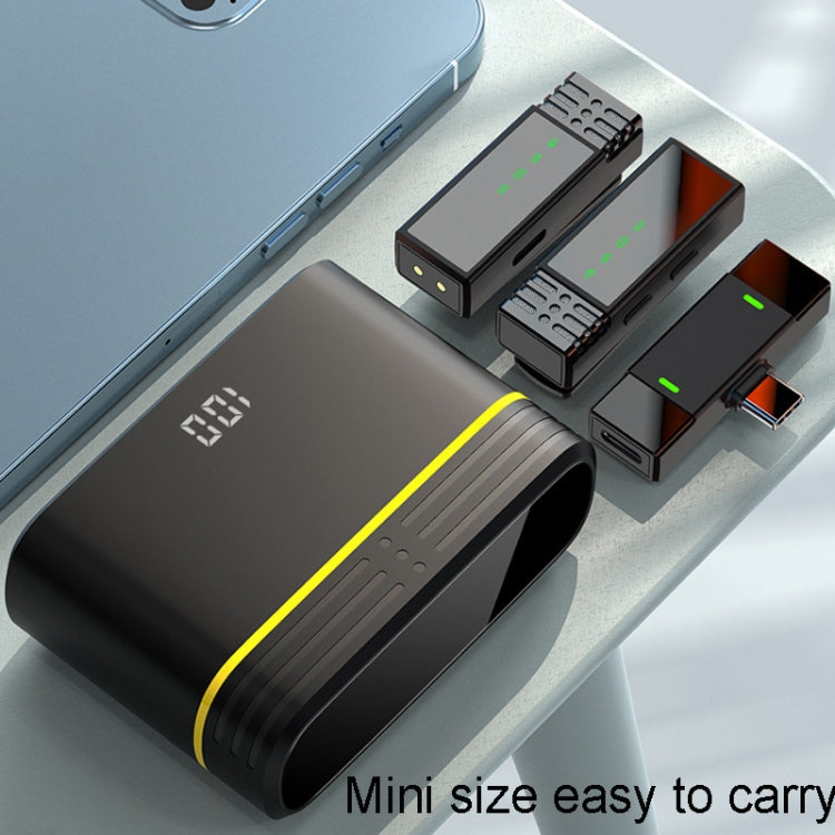 One To Two Outdoor Recording Lavalier Microphone Noise Canceling Wireless Mics, Interface: 8 Pin - Microphone by PMC TechLife | Online Shopping South Africa | PMC TechLife