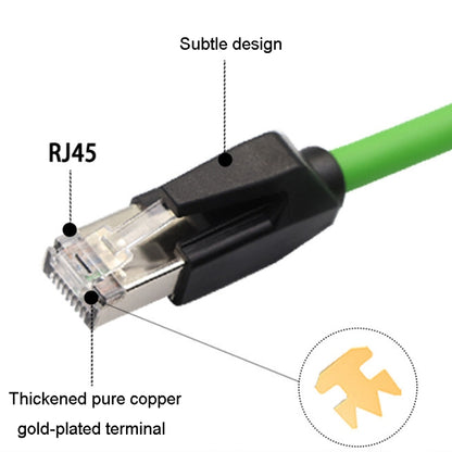 35m CAT6 Double Shielded Gigabit Industrial Cable Vibration-Resistant And Highly Flexible Drag Chain Cable - Lan Cable and Tools by PMC Jewellery | Online Shopping South Africa | PMC Jewellery | Buy Now Pay Later Mobicred