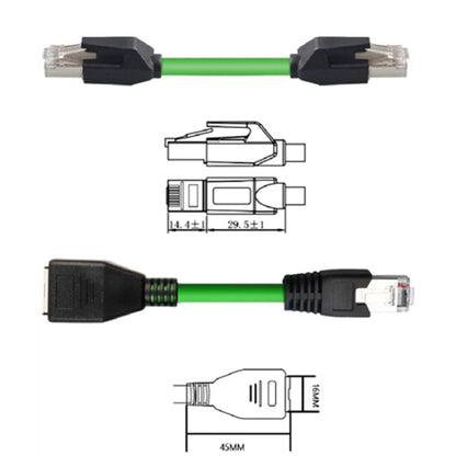 8m CAT6 Double Shielded Gigabit Industrial Cable Vibration-Resistant And Highly Flexible Drag Chain Cable - Lan Cable and Tools by PMC Jewellery | Online Shopping South Africa | PMC Jewellery | Buy Now Pay Later Mobicred