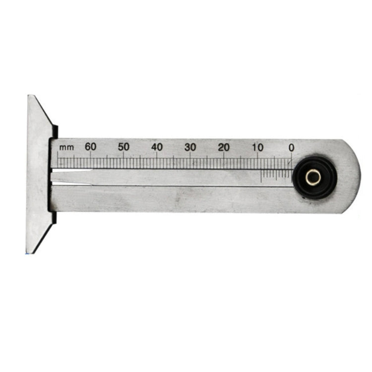 0-60mm Stainless Steel Tire Tread Vernier Depth Gauge - Electronic Test by PMC Jewellery | Online Shopping South Africa | PMC Jewellery