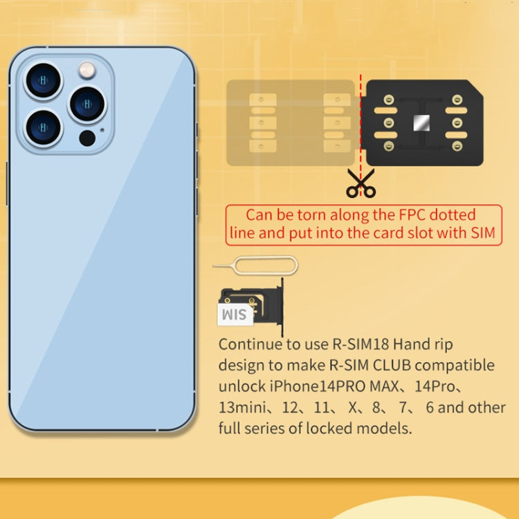 R-SIM18 CLUB Unlock Card Integrate TMSI / eSIM / ICCID / IPCC for iOS System - Unlock SIM Card by PMC TechLife | Online Shopping South Africa | PMC TechLife | Buy Now Pay Later Mobicred